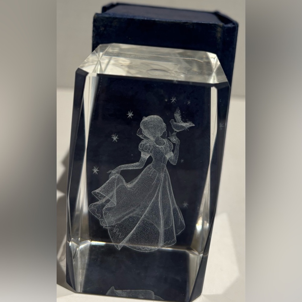 3D Laser Etched Princess Paperweight - Weights 1 Pound